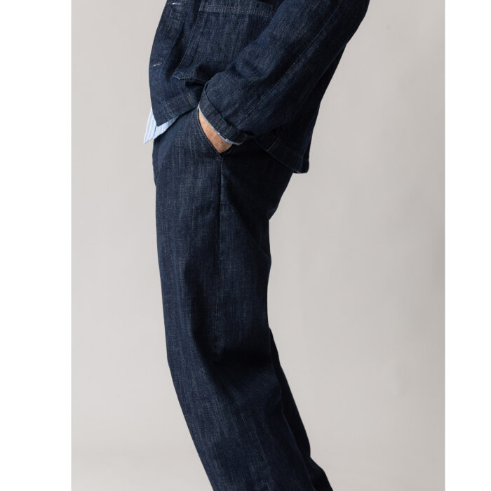 Mos Mosh Gallery - Mos Mosh - Micca selvedge pants | Jeans Dark Blue Denim
