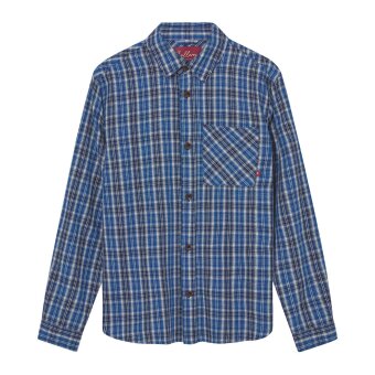 Mos Mosh Gallery - Mos Mosh - David check shirt | Skjorte Indigo Blue