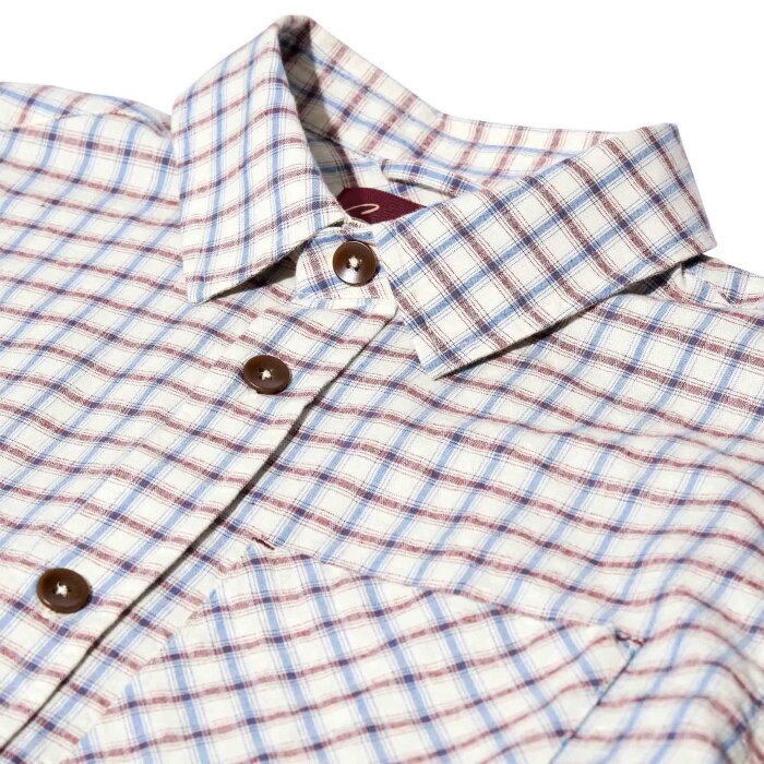 Mos Mosh Gallery - Mos Mosh - David check shirt | Skjorte Ecru