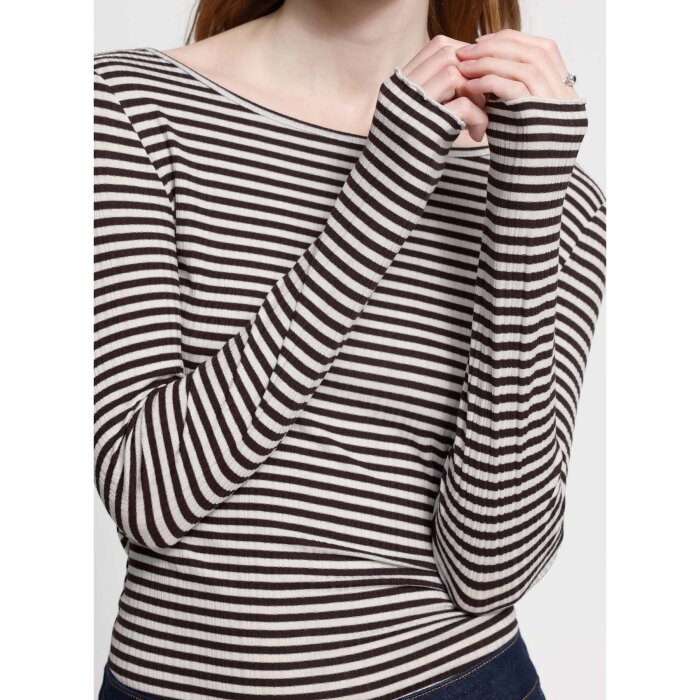 ICHI ( Dame ) - ICHI - IHCELLA | T-SHIRT CHOCOLATE