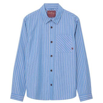 Mos Mosh Gallery - Mos Mosh - David stripe shirt | Skjorte Light Blue