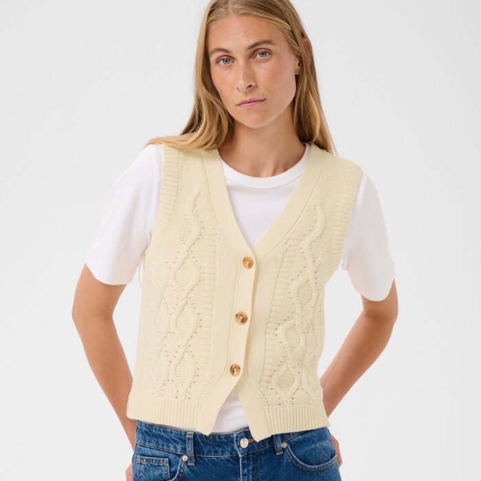 Part Two - PART TWO - CHRISTINPW | VEST WHITE GRAY