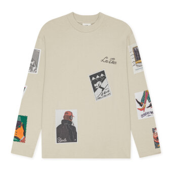 LES DEUX - Les Deux - Stamp LS tee | T-shirt Light Sand