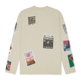 LES DEUX - Les Deux - Stamp LS tee | T-shirt Light Sand LES DEUX - Les Deux - Stamp LS tee | T-shirt Light Sand