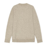 LES DEUX - Les Deux - Melange V-neck knit | Strik light sand melange