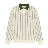 LES DEUX - Les Deux - Signature knit polo | Strik Ivory