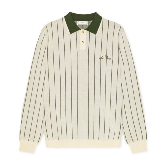 LES DEUX - Les Deux - Signature knit polo | Strik Ivory