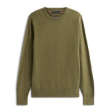 Tommy Hilfiger - Tommy Hilfiger - Cotton cashmere sweater | Strik Huntsman Green Tommy Hilfiger - Tommy Hilfiger - Cotton cashmere sweater | Strik Huntsman Green