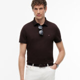 Tommy Hilfiger  - Tommy Hilfiger - 1985 regular | Polo T-shirt Chocolate