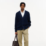 Tommy Hilfiger - Tommy Hilfiger - Waffle structure | Cardigan Carbon Navy Tommy Hilfiger - Tommy Hilfiger - Waffle structure | Cardigan Carbon Navy