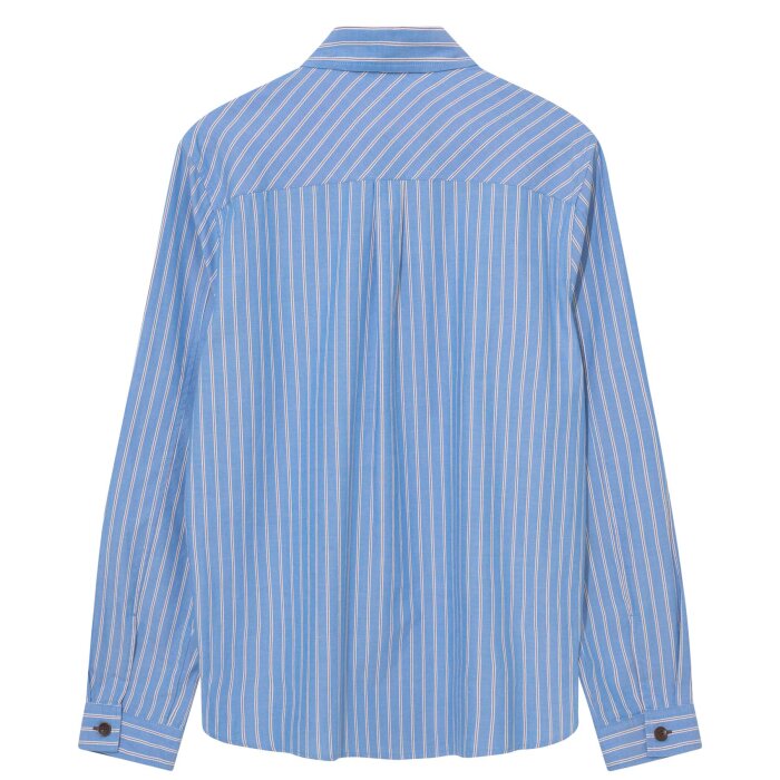 Mos Mosh Gallery - Mos Mosh - David stripe shirt | Skjorte Light Blue