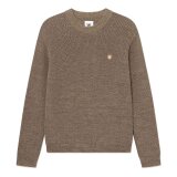 Double A by Wood Wood - Wood Wood - Halum crew neck | Strik desert palm Double A by Wood Wood - Wood Wood - Halum crew neck | Strik desert palm