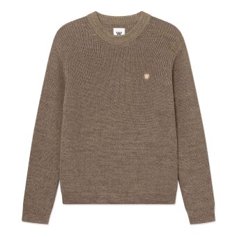 Double A by Wood Wood - Wood Wood - Halum crew neck | Strik desert palm