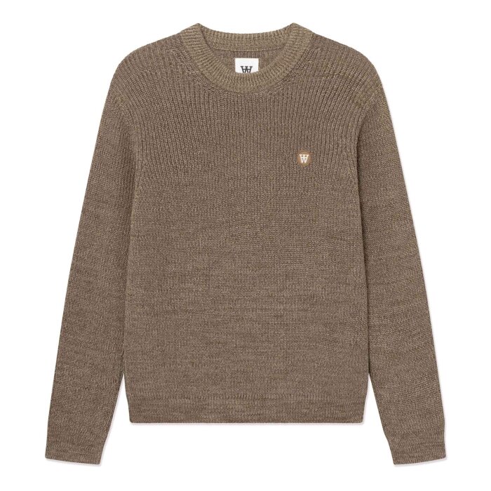 Double A by Wood Wood - Wood Wood - Halum crew neck | Strik desert palm