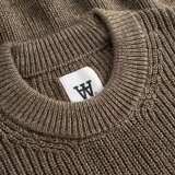 Double A by Wood Wood - Wood Wood - Halum crew neck | Strik desert palm Double A by Wood Wood - Wood Wood - Halum crew neck | Strik desert palm