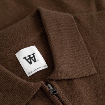 Double A by Wood Wood - Wood Wood - Tay zipper | Cardigan Desert Palm