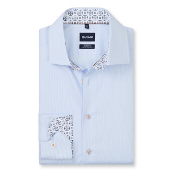 Olymp - Olymp - 136624 11 | Luxor Modern fit Skjorte Blue Olymp - Olymp - 136624 11 | Luxor Modern fit Skjorte Blue