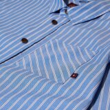 Mos Mosh Gallery - Mos Mosh - David stripe shirt | Skjorte Light Blue Mos Mosh Gallery - Mos Mosh - David stripe shirt | Skjorte Light Blue