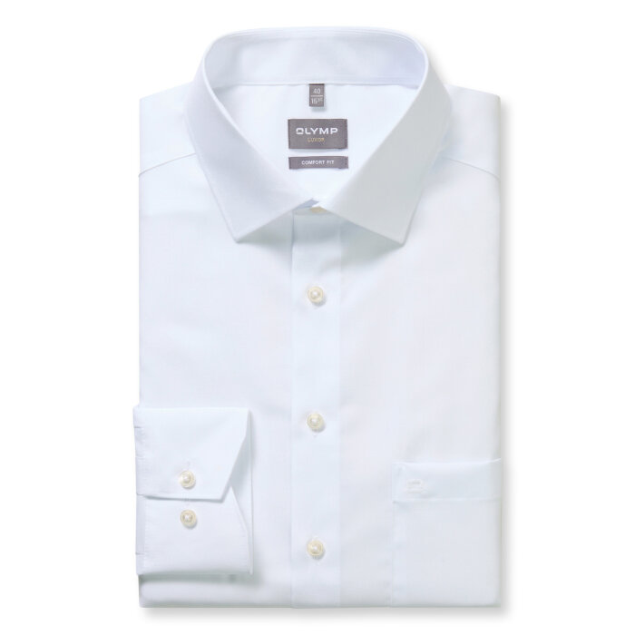 Olymp - Olymp - 025464 00 | Luxor Comfort Fit Skjorte White