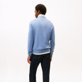 Tommy Hilfiger - Tommy Hilfiger - Cotton cashmere polo | Strik Brisk Blue Tommy Hilfiger - Tommy Hilfiger - Cotton cashmere polo | Strik Brisk Blue