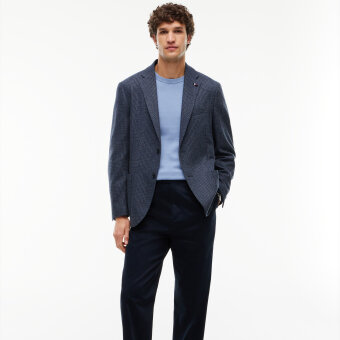 Tommy Hilfiger  - Tommy Hilfiger - Cotton cashmere sweater | Strik Brisk Blue