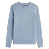 Tommy Hilfiger - Tommy Hilfiger - Cotton cashmere sweater | Strik Brisk Blue Tommy Hilfiger - Tommy Hilfiger - Cotton cashmere sweater | Strik Brisk Blue