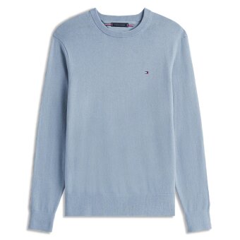 Tommy Hilfiger  - Tommy Hilfiger - Cotton cashmere sweater | Strik Brisk Blue