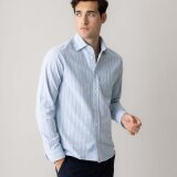 Mos Mosh Gallery - Mos Mosh - Marco brush shirt | Skjorte Light Blue Mos Mosh Gallery - Mos Mosh - Marco brush shirt | Skjorte Light Blue
