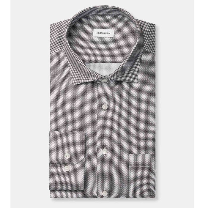 Seidensticker - Seidensticker - 852007 24 | Regular Fit Skjorte Brown