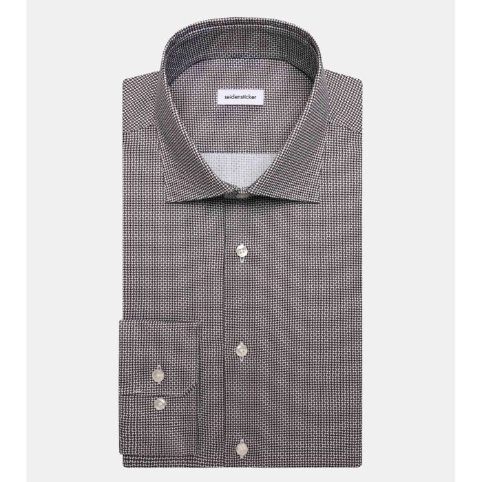 Seidensticker - Seidensticker - 852010 24 | Shaped Fit Skjorte Brown