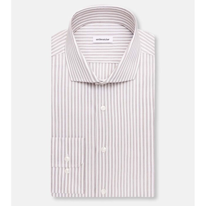 Seidensticker - Seidensticker - 851977 24 | Regular Fit Skjorte Brown