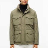 Tommy Hilfiger  - Tommy Hilfiger - Packable quilted field jacket | Vindjakke Ghost Fern