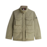 Tommy Hilfiger  - Tommy Hilfiger - Packable quilted field jacket | Vindjakke Ghost Fern