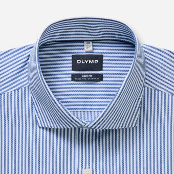 Olymp - Olymp - 209774 19 | Level Five Body Fit Skjorte Blue