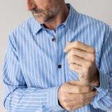 Mos Mosh Gallery - Mos Mosh - David stripe shirt | Skjorte Light Blue Mos Mosh Gallery - Mos Mosh - David stripe shirt | Skjorte Light Blue