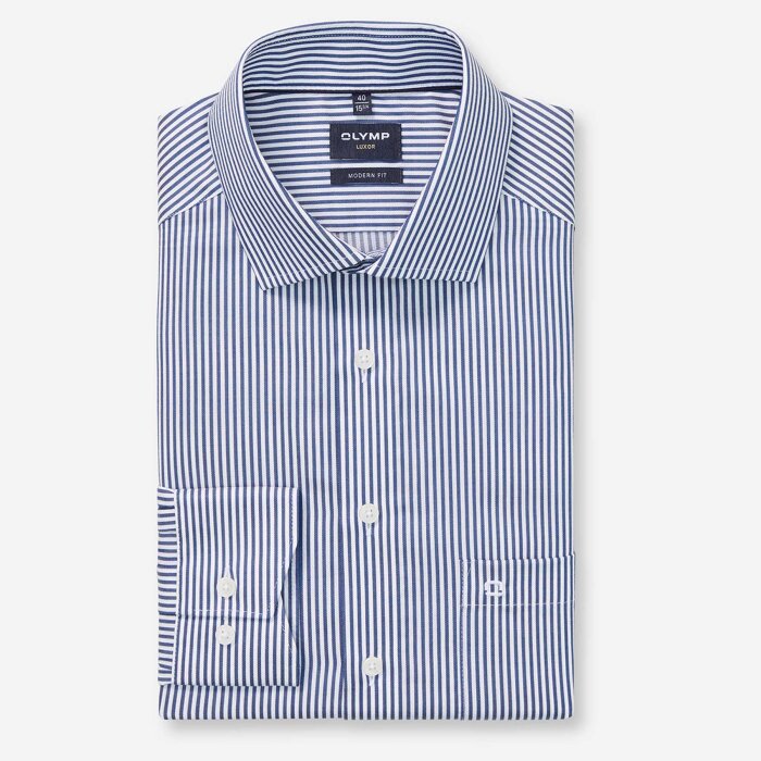 Olymp - Olymp - 135874 | Luxor Modern Fit Skjorte Blue