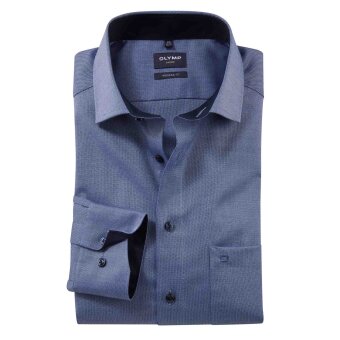 Olymp - Olymp - 040064 18 | Luxor Modern Fit Skjorte Blue