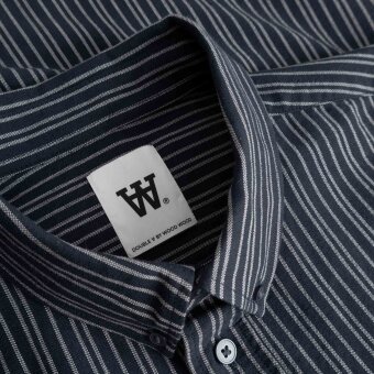 Double A by Wood Wood - Wood Wood - Adam shirt | Skjorte Salute Stripe