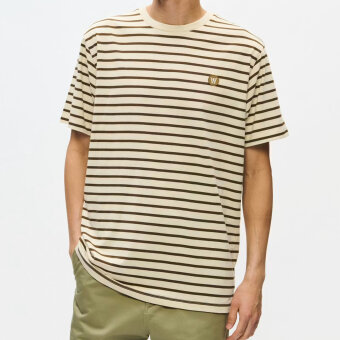 Double A by Wood Wood - Wood Wood - Ace stripe tee | T-shirt desert Palm