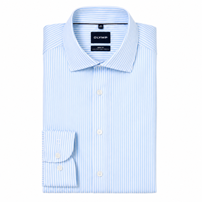 Olymp - Olymp - 209774 11 | Level Five Body fit Skjorte Blue