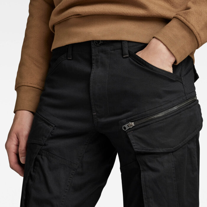 G-Star - G-Star - Rovic Zip 3D Regular Tapered | Cargo Buks Black