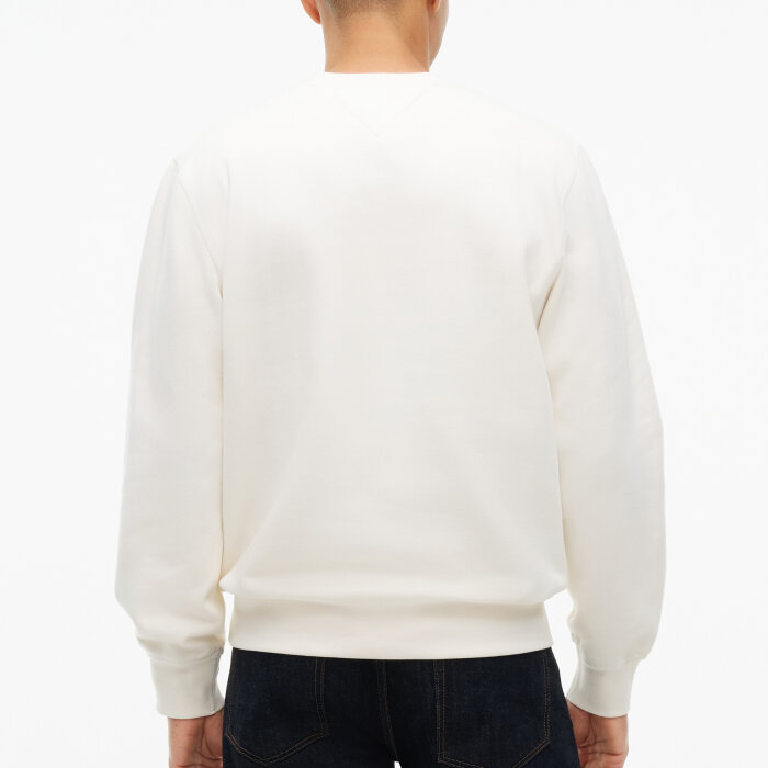 Tommy Hilfiger  - Tommy Hilfiger - Reg Essential Fleece | sweatshirt Ivory Petal