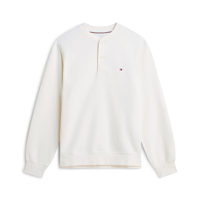 Tommy Hilfiger  - Tommy Hilfiger - Reg Essential Fleece | sweatshirt Ivory Petal