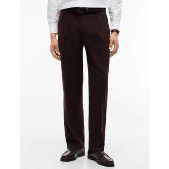 Tommy Hilfiger  - Tommy Hilfiger - NY Solid brushed dress pant | Chino Chocolate