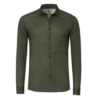 Desoto - Desoto - 97528-3 650 | Jersey Skjorte Green Twill
