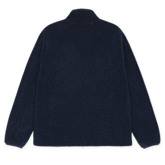 LES DEUX - Les Deux - Patch Teddy jacket | Fleece Dark Navy