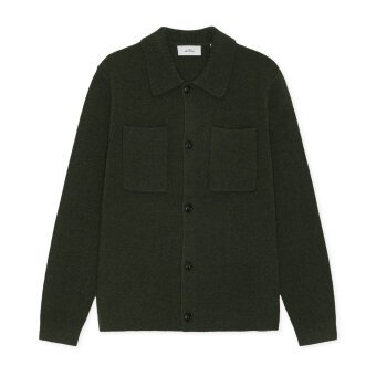 LES DEUX - Les Deux - Milano knit | Overshirt Rosin Green