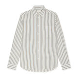 LES DEUX - Les Deux - Stripe poplin shirt | Skjorte light Ivory