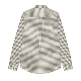 LES DEUX - Les Deux - Two tone check shirt | Skjorte Shopping Bag Brown