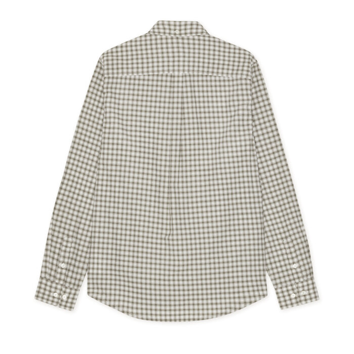 LES DEUX - Les Deux - Two tone check shirt | Skjorte Shopping Bag Brown
